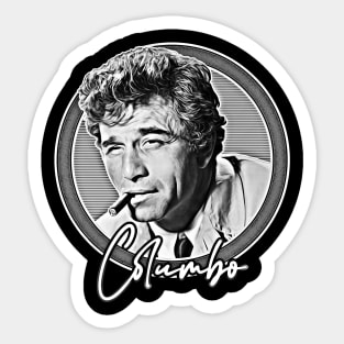 Columbo / Retro TV Fan Design Sticker